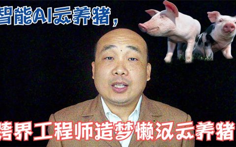 智能AI云养猪，跨界工程师造梦懒汉云养猪