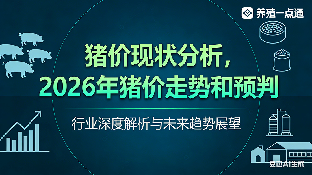 猪价现状分析与2026年走势预判