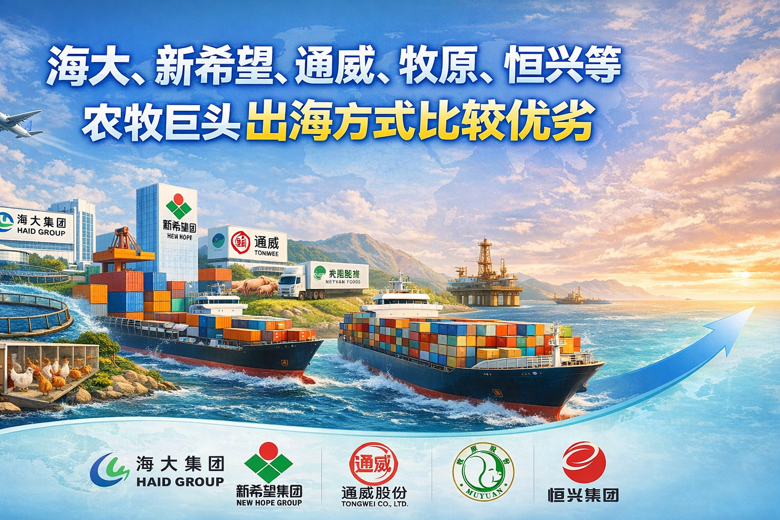 海大、新希望、通威、牧原、恒兴等农牧巨头出海方式优劣比较