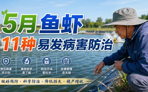 5月鱼虾11种易发病害防治